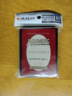 Retro Core Magic the Gathering Fallen Empires 80 Card Sleeves MTG Ensky Japan - Image 1