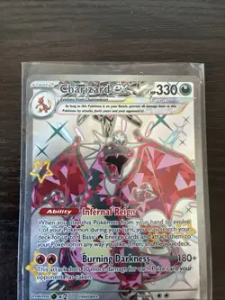 SVP 074 Charizard EX - Paldean Fates Promo English Rare - Pokemon Card TCG - VGC - Image 4