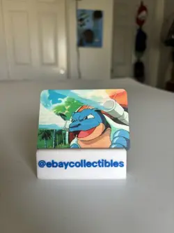 Pokemon Lenticular Blastoise Viz Video Pioneer PIKA-0028D DVD 3D Promo Card - Image 2