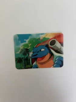 Pokemon Lenticular Blastoise Viz Video Pioneer PIKA-0028D DVD 3D Promo Card - Image 3