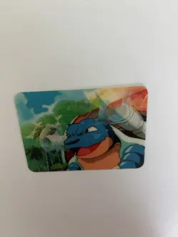 Pokemon Lenticular Blastoise Viz Video Pioneer PIKA-0028D DVD 3D Promo Card - Image 4