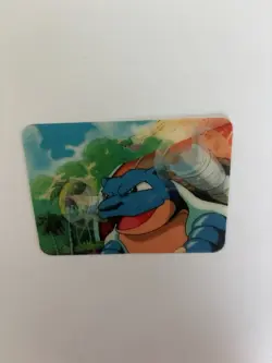 Pokemon Lenticular Blastoise Viz Video Pioneer PIKA-0028D DVD 3D Promo Card - Image 5