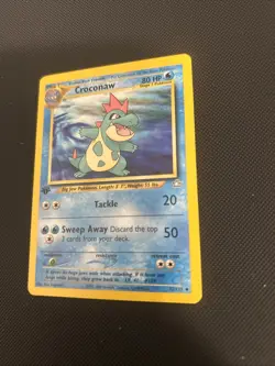 Croconaw 32/111, Neo Genesis, First Edition, Pokemon Card TCG - NM - Image 2