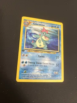 Croconaw 32/111, Neo Genesis, First Edition, Pokemon Card TCG - NM - Image 3