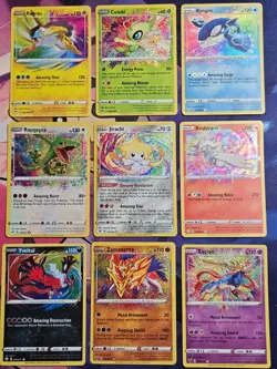 Pokemon Amazing Rare Complete Set 9-Card Lot (Rayquaza, etcetera) English NM/M - Image 1