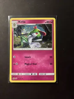 Pokemon TCG Kirlia Card 92a/147 Burning Shadows Cosmos Holo NM- Condition - Image 1