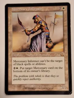 Mercenary Informer - (HP) Prophecy - Magic the Gathering MTG - Image 1