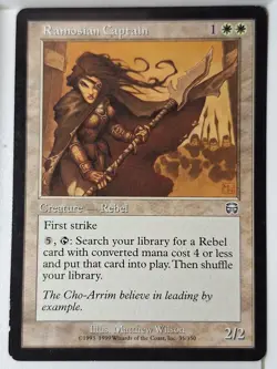 Ramosian Captain - Mercadian Masques - Magic the Gathering MTG Nice! - Image 1