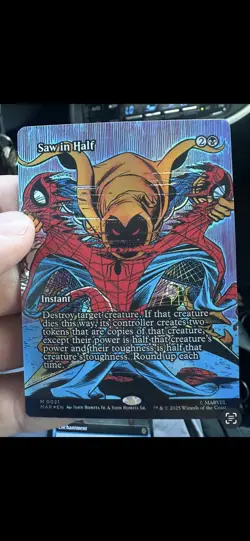 Saw in Half (Borderless) Marvel Universe Eternal-Legal Foil - Image 1