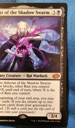 MTG Jumpstart 2022 Ashcoat of the Shadow Swarm 19 Mythic Regular Single - Image 3