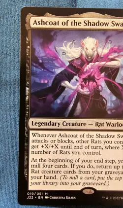 MTG Jumpstart 2022 Ashcoat of the Shadow Swarm 19 Mythic Regular Single - Image 4