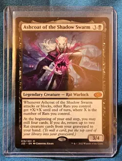 MTG Jumpstart 2022 Ashcoat of the Shadow Swarm 19 Mythic Regular Single - Image 5