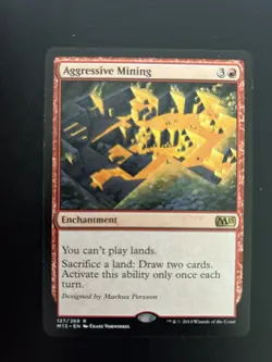 MTG Aggressive Mining Magic 2015 127/269 Regular Rare - Image 1