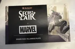 MTG Secret Lair Marvel Spider-Man Villainous Plots Non-Foil IN HAND - Image 1