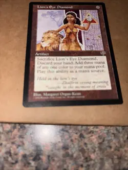 Magic the Gathering MTG Lion's Eye Diamond Mirage RARE Near Mint - Image 2