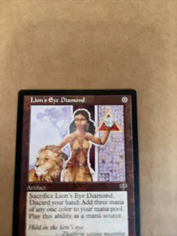 Magic the Gathering MTG Lion's Eye Diamond Mirage RARE Near Mint - Image 3
