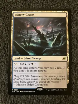 Magic The Gathering MTG - Watery Grave - EOE - Image 1