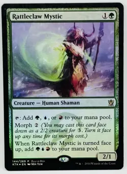 MTG Rattleclaw Mystic Khans of Tarkir Foil - Image 1