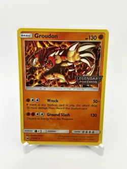 Groudon Legendary Pokemon Stamp Promo - Celestial Storm 81/168 - Holo Rare- LP ✅ - Image 1