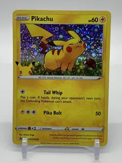 Pokemon Pikachu swsh039 25th Anniversary General Mills Promo Pack Fresh MINT - Image 1
