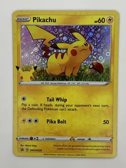Pokemon Pikachu swsh039 25th Anniversary General Mills Promo Pack Fresh MINT - Image 5