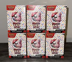 Pokemon Scarlet & Violet 151 Booster Bundle Lot (6x) Sealed - Image 1
