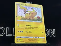 2020-Current Pokemon Sword & Shield - Black Star Promos Pikachu #SWSH039 - Image 4