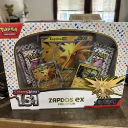Pokemon TCG Scarlet & Violet 151 Zapdos EX Collection Box Sealed NEW - Image 1