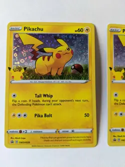 2 - Pikachu Pokemon 25th Anniversary Card SWSH039 Holo Promo - Image 3