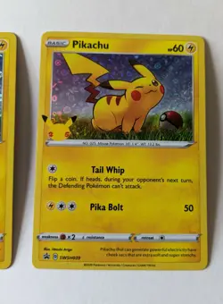 2 - Pikachu Pokemon 25th Anniversary Card SWSH039 Holo Promo - Image 4