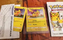 Pokemon Pikachu General Mills 25th Anniversary Stamped Holo Foil Promo Card MINT - Image 1