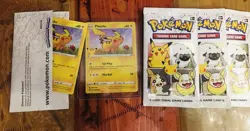 Pokemon Pikachu General Mills 25th Anniversary Stamped Holo Foil Promo Card MINT - Image 2