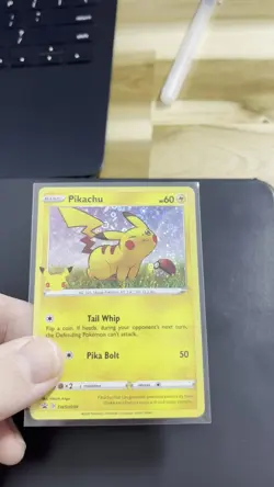 Pikachu SWSH039 Black Star Promo Pokemon Card - beautiful holo and artwork - Image 2