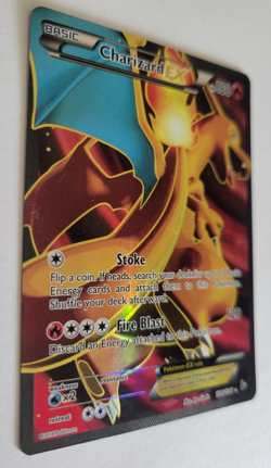 POKEMON Charizard EX 100/106 XY Flashfire Ultra Rare Full Art Holo - Image 4