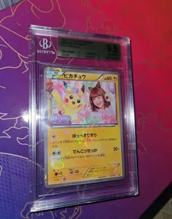 Pikachu XY-P Nicole Fujita 2016 Japanese Exclusive Promo Pokemon - BGS 9.5 - Image 1