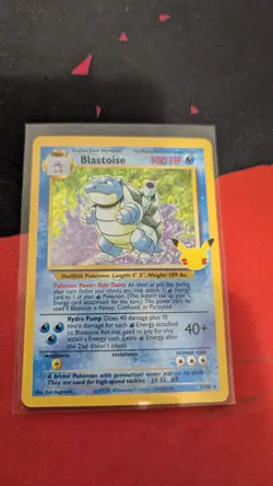 Blastoise 2/102 Pokemon Celebrations Holo 25th Anniversary NM - Image 1
