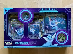 Pokemon Eevee Evolution VMAX Premium Collection Box Set of 3 Good Condition - Image 3