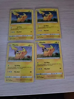 Pokemon Sword & Shield Promo Lot Of 4 - Pikachu Holo Promo SWSH039 - Image 1