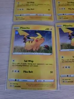 Pokemon Sword & Shield Promo Lot Of 4 - Pikachu Holo Promo SWSH039 - Image 2