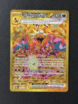 Pokemon TCG Charzard EX Obsidian Flames Full Art Illustration Set #228 - Image 1