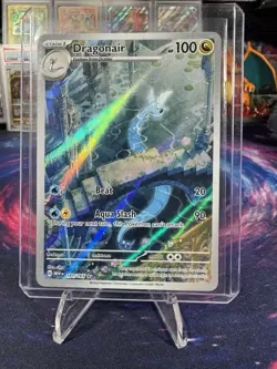 2023 Pokemon Dragonair 181/165 Scarlet & Violet 151 Illustration Rare Holo - Image 1