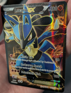 Pokemon Lucario EX (107 Full Art) 107/111 XY-Furious Fists Holo NM - Image 3