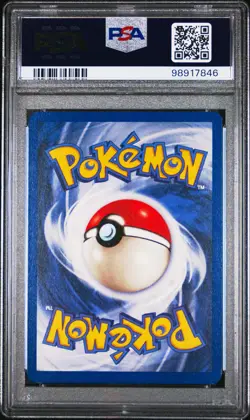 2000 POKEMON ROCKET #80 RAINBOW ENERGY PSA 8 - Image 2