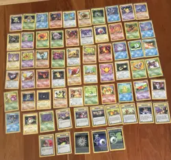 Pokemon Rocket 1st Edition Complete Non-Holo Set 18-64 NRMT Unplayed - Image 1