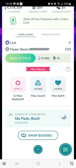 Pokemon Go Dynamax Snorlax ( Normal ) ( Background) - Image 2