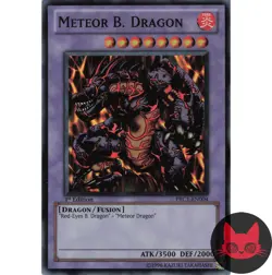Yugioh Meteor Black Dragon PRC1-EN004 Super Rare 1st Edition NM - Image 1