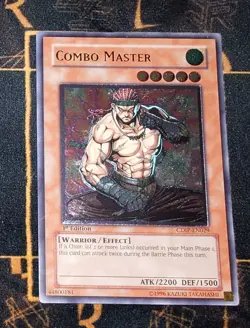 YUGIOH Combo Master (CDIP-EN029) Ultimate Rare 1st Edition Excellent - Image 1