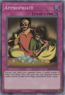 1x Appropriate - MYFI-EN058 - Super Rare - 1st Edition NM YuGiOh! Mystic Fighte - Image 1