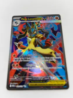 Pokemon Mega Evolution Mega Lucario EX Ultra Rare Card #160/132 Beautiful Card - Image 1