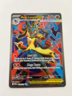 Pokemon Mega Evolution Mega Lucario EX Ultra Rare Card #160/132 Beautiful Card - Image 2